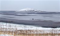 Lake Urmia resting in winter’s arms
