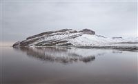 Lake Urmia resting in winter’s arms