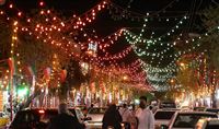 Iran decorates streets on Mid-Sha’ban