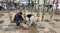 Visiting graveyards before New Year in photos