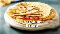 Red soil in Iranian bread