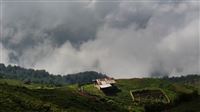 Iran moving clouds above mountains