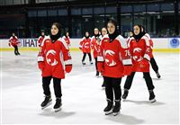 Iran women hockey team advances