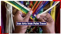 Iran handicrafts from palm leaves