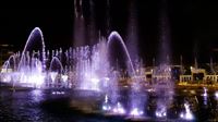 Fancy fountain show at Iran Mall