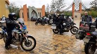 French motorcyclists arrive in Iran