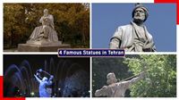 4 famous statues in Iranian capital