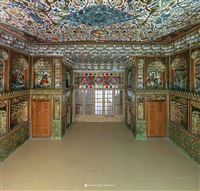 Iran historical house depicts mural art