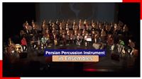 Persian percussion instrument in ensembles