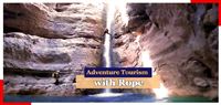 Adventure tourism with rope
